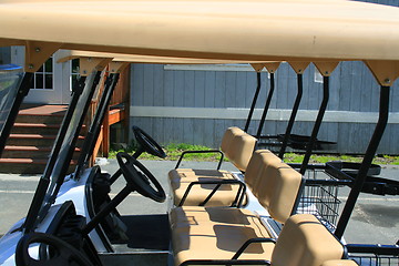 Image showing Golf Carts