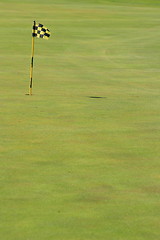 Image showing Golf Course Flag