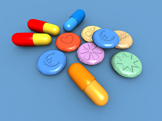 Image showing ecstasy pills