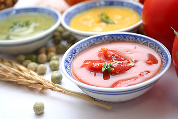 Image showing fresh soups