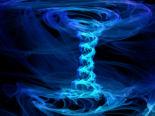 Image showing blue tornado