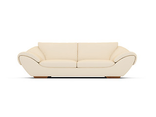 Image showing Couch over white