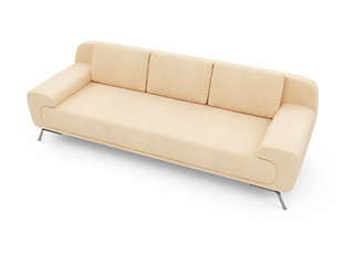 Image showing Couch over white