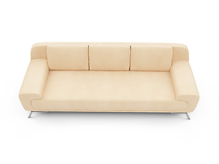 Image showing Couch over white