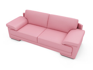 Image showing Couch over white