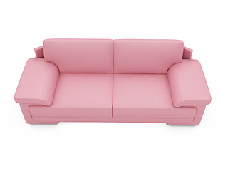 Image showing Couch over white