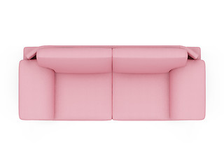 Image showing Couch over white