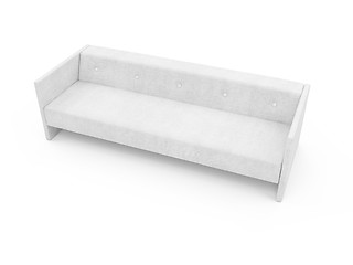 Image showing Couch over white