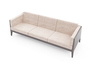 Image showing Couch over white