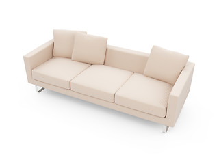 Image showing Couch over white