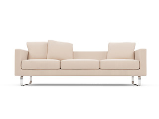 Image showing Couch over white