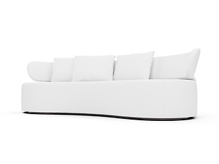 Image showing Couch over white