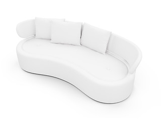 Image showing Couch over white