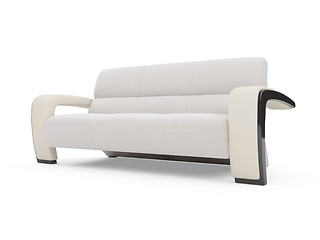 Image showing Couch over white