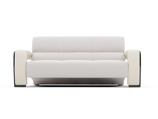 Image showing Couch over white