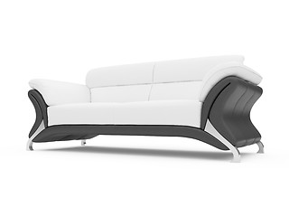 Image showing Couch over white