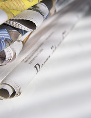 Image showing newspapers