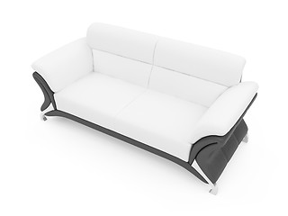 Image showing Couch over white