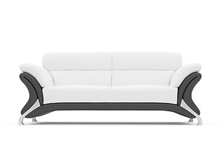 Image showing Couch over white