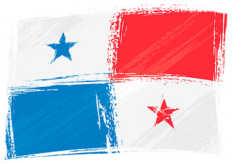 Image showing Grunge Panama flag