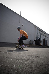 Image showing Skateboarding Around