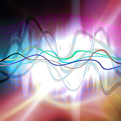 Image showing Graphic Audio Waveform