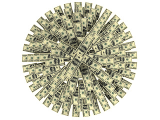 Image showing Christmas dollars