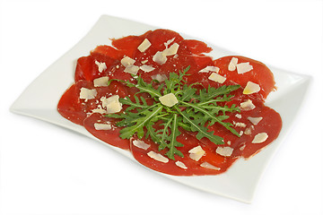 Image showing Beef carpaccio