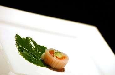 Image showing Sushi on a plate.