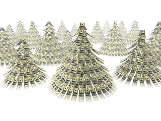 Image showing Christmas dollars