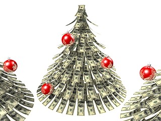 Image showing Christmas dollars