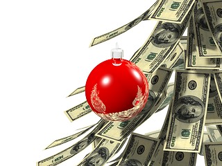 Image showing Christmas dollars