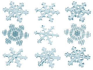 Image showing snowflakes