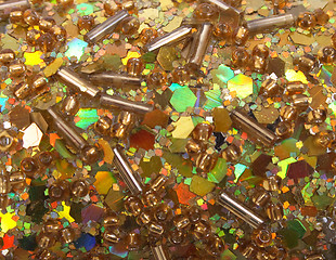 Image showing Colored and shiny beads
