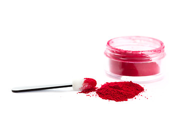 Image showing Red Pigment Powder