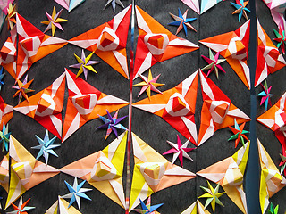 Image showing Origami decoration detail