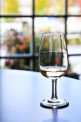 Image showing Wine tasting glass