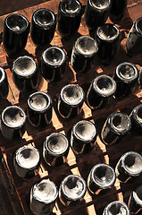 Image showing Wine bottles