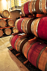 Image showing Wine barrels