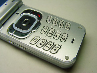 Image showing Folded Cellular Phone