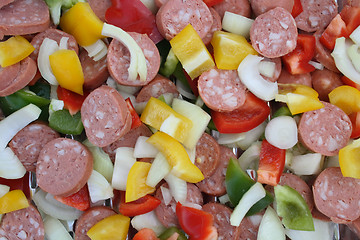 Image showing food prepaired for grill