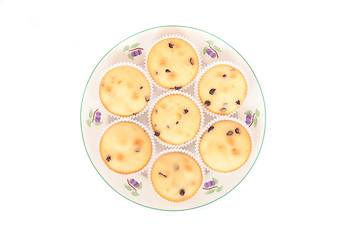Image showing muffins on the plate