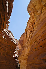 Image showing Walls and cliffs of Colored Canyon