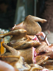 Image showing Dog meat for sale