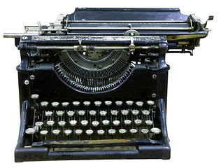 Image showing Old Vintage Typewriter