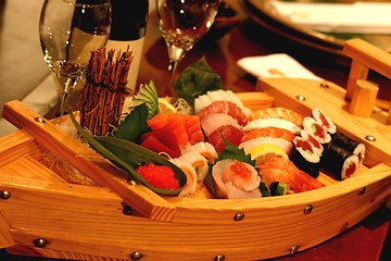 Image showing Boat Sushi