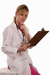 Image showing Concerned doctor