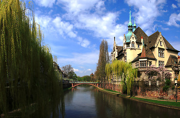 Image showing Colorful houses of Strasbourg