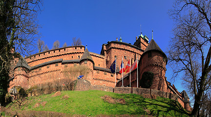 Image showing haut Koenigsbourg castle