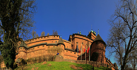 Image showing haut Koenigsbourg castle